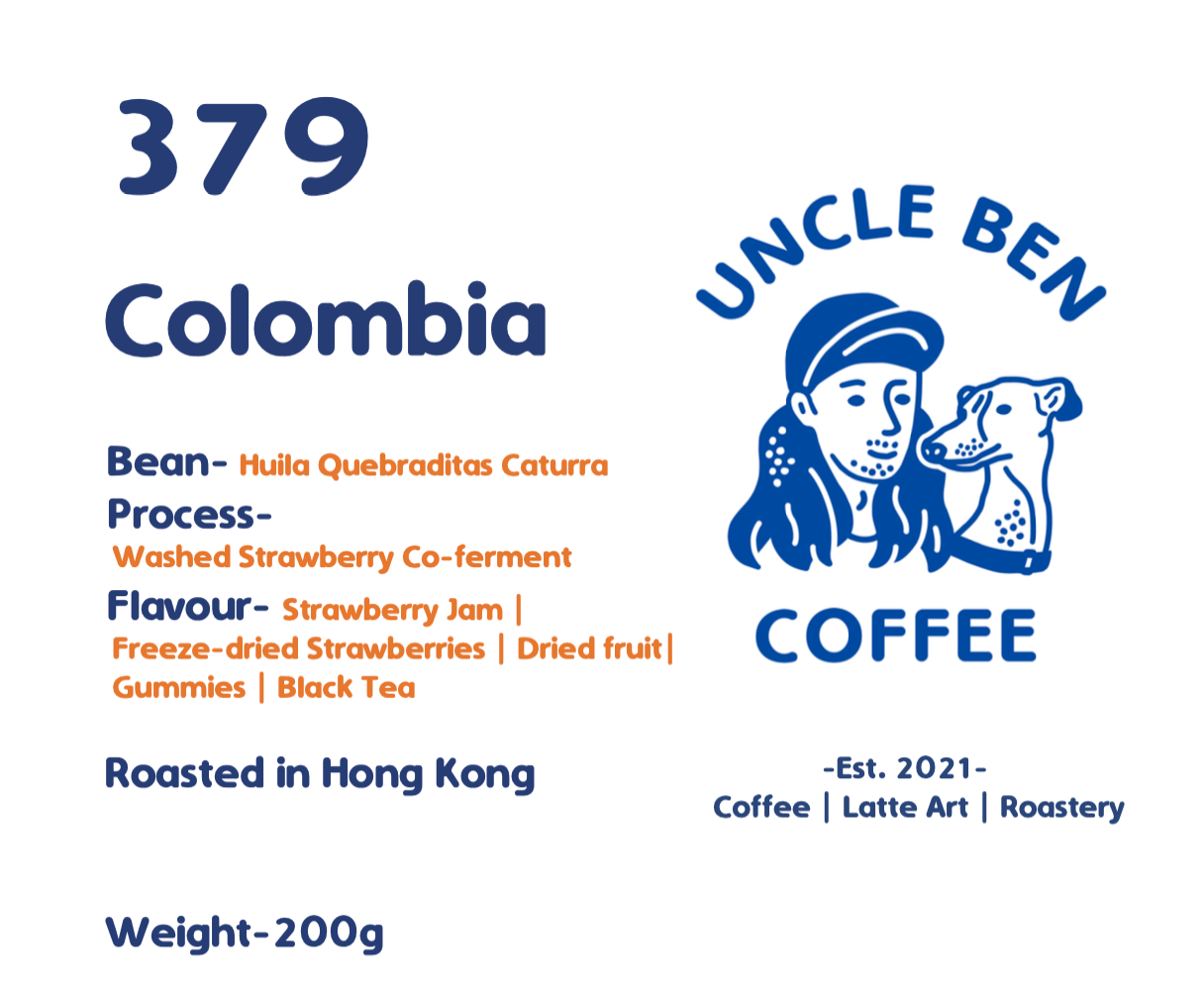 379 Colombia Coffee Beans Uncle Ben Coffee